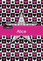 Le cahier d'Alice - Blanc, 96p, A5 - Étoile et c ur