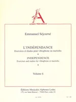 Independance, Vibraphone Ou Marimba-Vol.6- - Coll.Alsace Percu