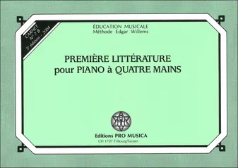 Première littérature pour piano à quatre mains, carnet n° 7B