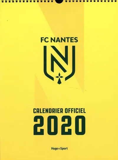 Calendrier mural Officiel FC Nantes 2020 COLLECTIF