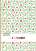 Le carnet de Claudia - Lignes, 96p, A5 - Roses Tea time