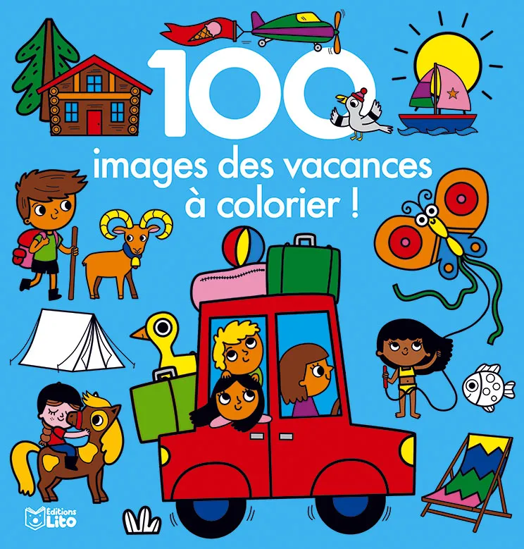 100 images des vacances à colorier ! XXX
