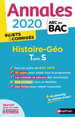 Annales Bac 2020 Histoire-Géo Term S - Corrigé