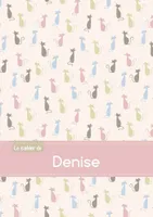 Le cahier de Denise - Séyès, 96p, A5 - Chats