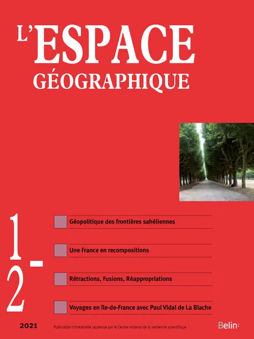 Livres Histoire et Géographie Géographie Espace geo 2021-1 Collectif