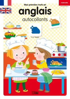 Mes Premiers Mots en Anglais-Autocollants : la Cuisine - De 3 à 5 ans Marie-Hélène Grégoire