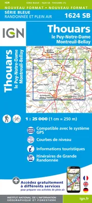 1624Sb Thouars/Le Puy-Notre-Dame/Montreuil-Bellay