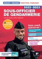 Réussite Concours - Sous-officier de gendarmerie - 2022-2023- Préparation complète, Concours externe, interne, catégorie b