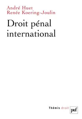 DROIT PENAL INTERNATIONAL (3EME EDIION)