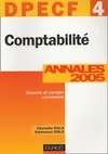 DECF, annales 2005, 4, Comptabilité, DPECF 4