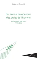 Sur la cour européenne des droits de l'homme, Rétrospective d'un initié (1998-2016)