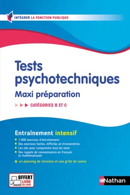 Tests psychotechniques - Maxi préparation - EPUB