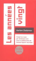 Cahier / Varlam Chalamov, 2, Les années vingt / réflexions d'un étudiant, réflexions d'un étudiant
