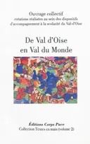 De Val d'Oise en Val du monde, écritures autour de l'accompagnement à la scolarité réalisées au sein d'associations du Val-d'Oise