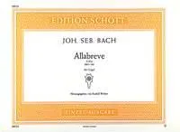 Allabreve D major, BWV 589. Organ.