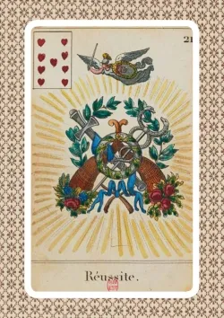 Carnet ligné Cartomancie, Réussite, 18e siècle