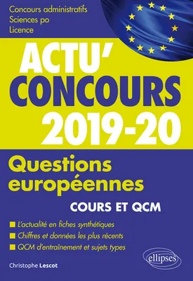 Questions européennes - concours 2019-2020