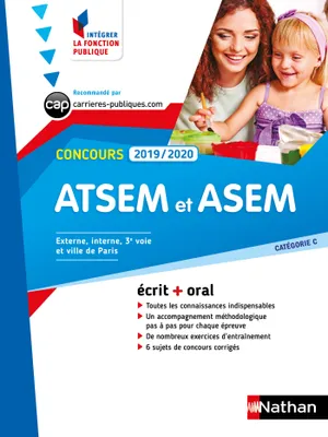 Concours ATSEM et ASEM - catégorie C - Intégrer la fonction publique - 2019/2020, Format : ePub 3