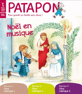 Patapon décembre 2023 N°512 - Noël en musique