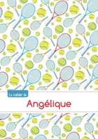 Le cahier d'Angélique - Séyès, 96p, A5 - Tennis