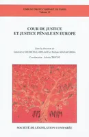 Cour de justice et justice pénale en Europe