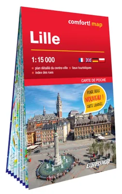 Lille 1/15.000 (carte laminée format poche - plan de ville)
