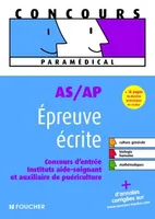 No40 EPREUVE ECRITE AIDE-SOIGNANT - AUXILIAIRE DE , AS-AP