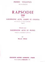 Rapsodie op.92 --- saxophone mib et piano