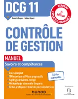 DCG 11 Contrôle de gestion - Manuel - 2e éd., Réforme Expertise comptable