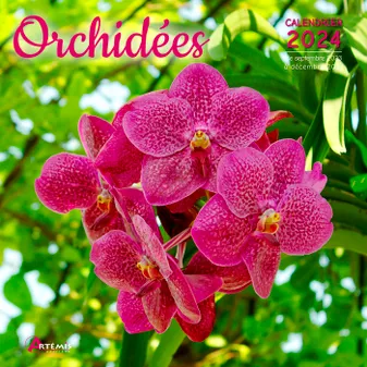 Calendrier Orchidées 2024