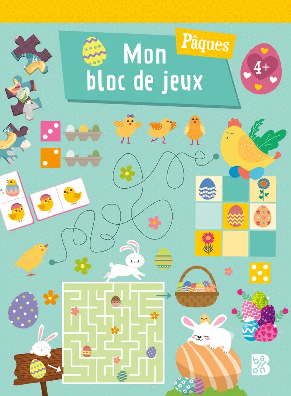 Jeux et Jouets Loisirs créatifs Livres loisirs créatifs Pâques - Bloc de jeux Pâques Collectif