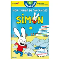 Cahier de vacances Simon - Les incollables - Moyenne Section à Grande Section - 4/5 ans