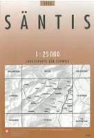 Carte nationale de la Suisse, 1115, SANTIS