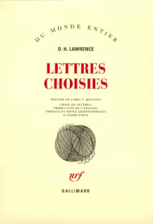 Livres Littérature et Essais littéraires Romans contemporains Etranger Lettres choisies David Herbert Lawrence
