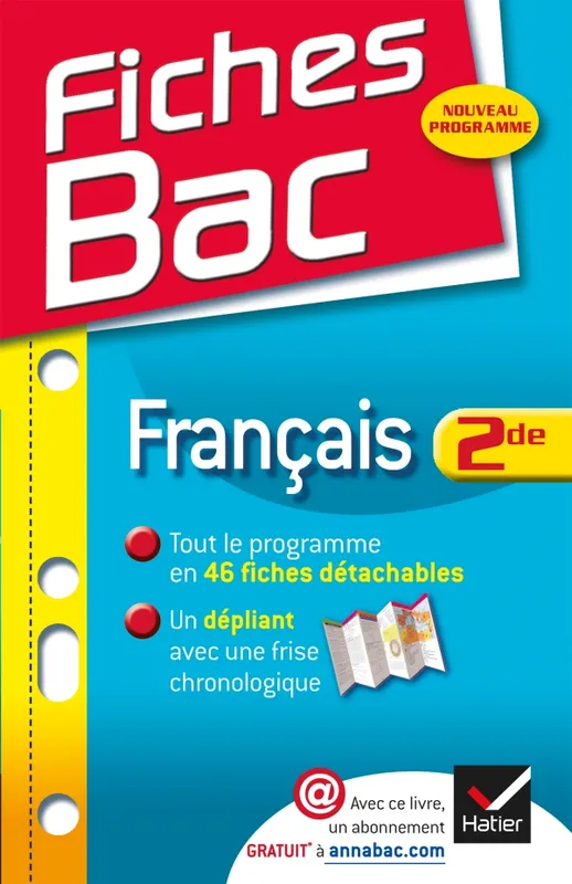 Livres Scolaire-Parascolaire Lycée Fiches Bac Français 2de, Fiches de cours - Seconde Bertrand Darbeau