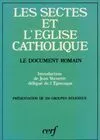 Les Sectes et l'Eglise catholique, le document romain, [3 mai 1986]