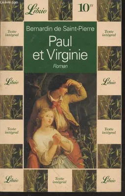 Paul et virginie, - ROMAN