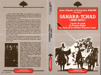 Sahara-Tchad 1898-1900, Carnet de route de Prosper Haller, médecin de la mission Foureau-Lamy
