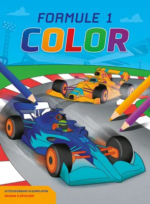 Formule 1 color - bloc de coloriage
