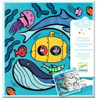Distributeur de coloriages - Sous marin océan