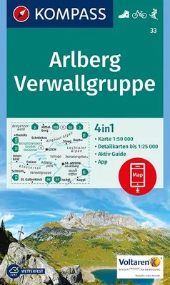 ARLBERG/VERWALLGRUPPE 33  1/50.000