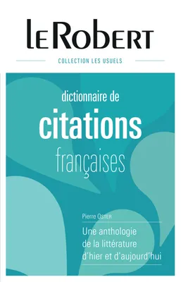 Dictionnaire de citations françaises - relié