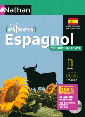 Espagnol Coffret Méthode intensive - Méthode de langues, oie express espagnol méthode intensive : méthode de langues
