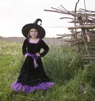 Robe et chapeau Vera la sorcière 7-8 ans Jeux d'imitations