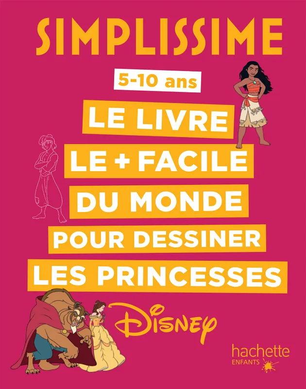 Simplissime : le livre le + facile du monde pour dessiner les princesses Disney Lise Herzog