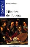René leibovitz Histoire de l'opéra