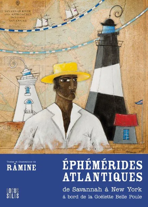 Livres Mer Ephémérides atlantiques, de Savannah à New York, à bord de la Goélette Belle Poule Râmine