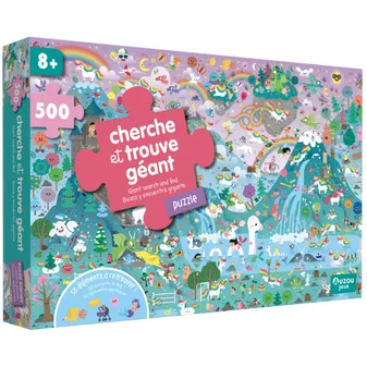 Cherche et trouve géant : puzzle. Giant search and find : puzzle. Busca y encuentra gigante : puzzle