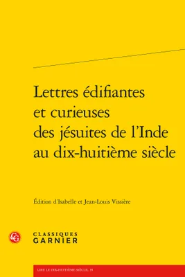Lettres édifiantes et curieuses des jésuites de l'Inde au dix-huitième siècle