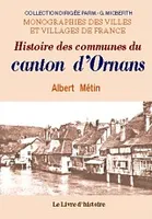 Histoire des communes du canton d'Ornans